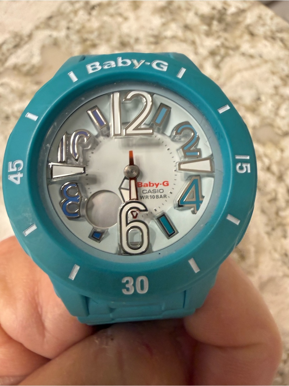 Casio Baby-G Turquoise Resin Ladies Sport Watch